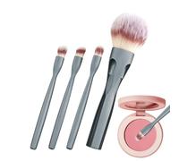 Makeup Brush Set - 4-in-1 Blending Make Up Brush, Eyeshadow Powder Brushs Face Makeup Use For Face Powder Eyeshadow Blending Women Teen Girls Beginners Birthday Partys, Faces Makeupp Tool Precision Bl