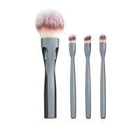 Makeup Brush Set, 4-in-1 Magnetic Portable Synthetic Brushes, Professional Cosmetic Tool Kit for Face Powder, Blush, Eyeshadow, Blending, Travel