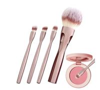 Makeup Brush Set 4-in-1 Magnetic | Portable Synthetic Women's Makeup Brushes Set, Professional 4-in-1 Kit For Face, Powder, Blush, Eyeshadow, Blending, Ideal for Home, Travel, Office, Outdoor, Party