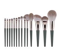 Makeup Brush Set - Cosmetics Applicators Tool Kit for Women Daily Practice Routine | Soft Synthetic Fibers Wooden Handles Precision Blending Shading Foundation Eye Cheek Travel Salon Use