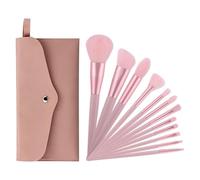 Makeup Brush Set Portable Professional - Cosmetic Applicator Makeup Brushes | Makeup Brushes Set Professional for Eye Shadows Concealer | Foundation Blush Loose Powder Women Girls Teens Daily Travel Set