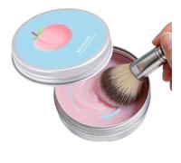 Makeup Brush Soap, 40 g Sponge Washing Soap, Makeup Shampoo Deep Cleaning Formula, Cosmético Brush Cleaner, Vanity Make Up Cleaner for Travel, Home, Salon and Daily Routine