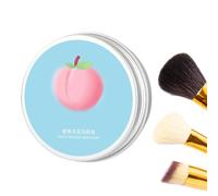 Makeup Brush Soap Cleanser - Solid Brush Shampoo Bar for Deep Cosmetic Cleaning | 40g Plant Base Formula with Gentle Foam Action, Quick Rinse Sponge Washer for Travel Home Salon Vanity Daily Routine