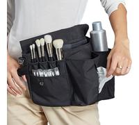 Makeup Brush Waist Bag - 35x22cm Cosmetic Case Portable | Outdoor Activity Canvas Carry-On Bag | Make Up Brushes Bags | Actor Cosmetic Organizer Bags with Belt For Makeup Brush Professional
