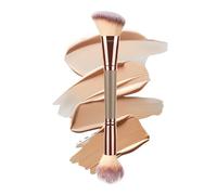 Makeup Brushes - Double Ended Beauty Tool Set, Soft Dense Synthetic Bristles Foundation Contour Blending Applicator, Smooth Coverage Precision Face Sculpting Brush, Durable Portable Cosmetic Accessory