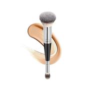 Makeup Brushes Dual-ended Foundation Brush Concealer Brush Perfect for Any Look Premium Luxe Hair Rounded Taperd Flawless Brush Ideal for Liquid, Crea