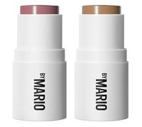 MAKEUP BY MARIO ORIGINAL | Sculpt & Pop On the Go - Duo Mini Contorno y Blush | 2 * 4 gramos | by BELLA | (LIGHT MEDIUM/DUSTY ROSE, 4 gramos (Paquete de 1))