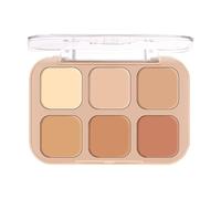 Makeup Concealer, Facial Contouring Palette, Lightweight Formula Long Lasting Precision Application Creamy Base Skin Enhancing Buildable Layers Beauty Supplies for Parties, Night Out, Shopping