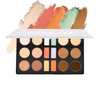 Makeup Concealer Palette, Skin Coverage Matte Finish Natural Glow Travel Friendly Compact Case, Waterproof Facial Foundation, Beauty Contour for Dating, Traveling, Business Trip