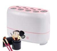 Makeup Dryer, Brush Holder, 7,28 x 3,35 x 5,04 in Powder Puff, Drying Device, Esponja Dryer, Slow Bake, Constant Heat, USB Charging, Portable Design for Beauty Tools, Home Use, Cosmetic Care