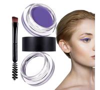 Makeup Eye Brow Pomade, Eyebrow Cream, 1.69x1.3in Versatile Waterproof Formula, Highly Pigmented, Long Lasting Wear, Cosmetic Formula for Everyday Use, Women, Dating, Travel