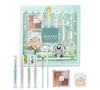 Makeup Kit, Cosmetics Set, Wedding Makeup Set, Full Starter Cosmetics, Long Lasting Facial Makeup Kit, Face Cosmetic Supplies with Eyebrow Pencil, Lipstick, and Brush for Weddings, Leisure, and Travel