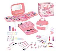 Makeup Kit for 3-12 Year Old Girls, Pretend Makeup for Kids, Washable Cosmetic Kit for Girls, Safe Kids Makeup Toys, Cute Girls Makeup Kit, Toddler Makeup, Birthday Gift Makeup Set for Kids