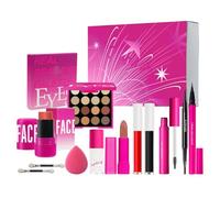 Makeup Kit - Professional Long Lasting Beauty Set, Full Beginner Women’s Makeup Kit with Lipstick, Lip Gloss and Eyeshadow | Sweat Proof Cosmetic Gift Box for Girls, Adults, Birthday, Christmas