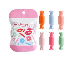 Makeup Lipstick Pills, 6X Matte Candy Velvet Lipsticks Set, High Pigmented Long-Lasting Lip Gloss Kit, Compact Mini Lipstick Capsules for Dating, Shopping, and Looks