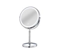 Makeup Mirror with Lights USB Rechargeable 8 Inch 3 Color Lights Two Sided 1X/10X Magnification LED Vanity Mirror