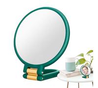 Makeup Mirror With Magnification - Magnifying Makeup Mirrors Natural | Precision Makeups Tool | Double Side Round Plegable Tabletop Mirror | Magnification Travel Glass For Outdoor Vestidor Desk Use