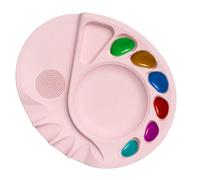 Makeup Mixing Tray - Silicone Washable Makeup Supplies, Painting Paint Palette, Women Girls Wives Mothers Artists Beauty Lovers Travel Backstage, Cosmetic Accessory, Portable Art Tool