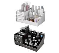 Makeup Organizer - Drawer Storage Box, Desktop Cosmetic Holder, Countertop Beauty Storage Case With Multi Compartment Design Perfume Skincare Display Organizer Neat Arrangement Solution For Bedroom