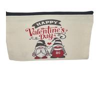 Makeup Pouch with Bookmark, Valentine's Day Gift, beige, Modern