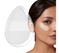 Makeup Powder Puff, transparente Beauty Sponge Blender, 2,68 x 1,89 x 0,39 pulgadas, Smooth Non-Absorbent, Wet Dry Use, Soft Reutilizable Puff Tool for Foundation Blush Application Travel