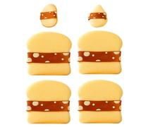 Makeup Puff for Powder, Beauty Blending Sponge Set, 60g 6 Pieces Reusable Cosmetic Blending Sponges, Perfect for CC Cream, Highlighter, BB Cream, Concealer, Setting Makeup Tools, Finish