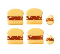 Makeup Puff, Makeup Sponge Loose Powder Blending, 6 Reusable Easy to Blend Sponges for Setting Powders, BB Cream Concealer, Highlighter, for Smooth Application Use