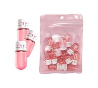 Makeup Remover Oil Cosmetic, Mini Waterproof Aid, Gentle Face Cleanser Tool with Smooth Texture, Radiant Accessory with Modern, Beauty Solution for Dating Traveling Business 1.5mlx12 pieces