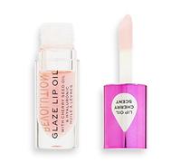 Makeup Revolution, Aceite Labial Glaze, Aceite Labial Nutritivo, Glam Pink, 4.6ml