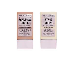 Makeup Revolution Bronze and Glow Drop Duo (Various Shades) - Bronze Scorched
