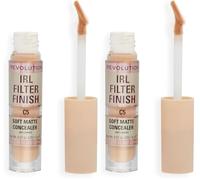 Makeup Revolution, Corrector IRL Filter Finish, Cobertura de Media a Total, C5, 6g (Paquete de 2)