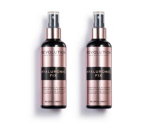 Makeup Revolution Hyaluronic Fixing Spray Duo