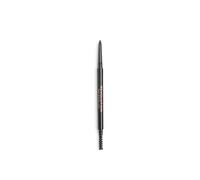 Makeup Revolution, Precise Brow Pencil, Lápiz de cejas de doble punta y pincel en espiral, punta fina, marrón oscuro, 9g