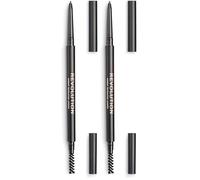 Makeup Revolution | Lápiz de cejas preciso | Marrón | 0,05 g (Paquete de 2)