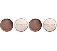 Makeup Revolution London, Balm Glow, Bálsamo Multiuso para Labios y Mejillas, Cobertura Modulable, Acabado Satinado, Natural Nude, 32g (Paquete de 2)