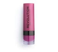 Makeup revolution matte cream lipstick 145 vixen, 3 g, labial vegano,