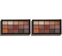 Makeup Revolution | Paleta de sombras de ojos Reloaded | Iconic Fever | 15 sombras | 16,5 g (Paquete de 2)