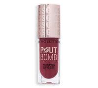 Makeup revolution, pout bomb rosewood rose, plump, lip gloss, rosewood