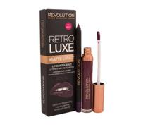 Makeup revolution retro luxe matte lip kit, pintalabios líquido mate
