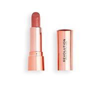 Makeup Revolution Satin Kiss Lipstick Icon Rich and Creamy Lipstick Formula with Velvet Finish, 1 Count (Pack of 1)