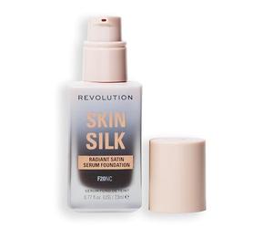 Makeup Revolution, Skin Silk Serum Foundation, Light to Medium Coverage, Contains Hyaluronic Acid, F20, 23ml