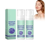 Makeup Setting Spray, Spray Fijador Hidratante, 2 unidades de 100ml, Fijador de Maquillaje de Larga Duración, Transparente y ligero Para un cutis Radiante y Brillo Natural