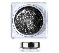 Makeup Shimmer Eyeshadow, Glitter Eye Shadow, Sparkling Pigment Palette, Silver, Black Long Lasting Smooth Texture, Compact Beauty Tool for Women, Parties, Gifting Daily Looks