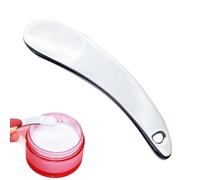 Makeup Spatula, Compact Reutilizable Creams Spatula with Tooth Spoons Shaped, Eco-Friendly Zinc Alloy Cream Spoon for Lotion, Eye Cream Use, Skin Care Tool, 2,13 × 0,51 pulgadas