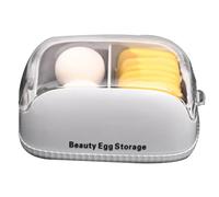 Makeup Sponge Case, Dustproof Cosmetic Box, Cosmetic Sponge Holder, Travel Make Up Organizer, Compact and Multifunctional, Beauty Tools Storage, 15 x 9,5 x 7,5 cm 5,91 x 3,74 x 2,95 pulgadas, b, Se