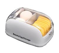 Makeup Sponge Case, Dustproof Cosmetic Storage, Storage Box,Makeup Sponge Holder, Cosmetic Egg Warehouse Box, Face paint Blender Box, 15x9.5x7.5cm Beauty Tools Organizer