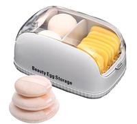 Makeup Sponge Case, Portable Dustproof Storage 5.91x3.74x2.95inch Cosmetic Egg Storage Box, Multifunctional Beauty Tools Organizer, Travel Friendly Daily Use for Travel, multicolor, B, Consulte la
