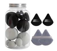 Makeup Sponge Set, 14pcs Multi Colored, Sponge Powder Puff, Professional Sponge Super Soft Concealer Sponge Facial Makeup Tools for Foundation, Powder, Liquid