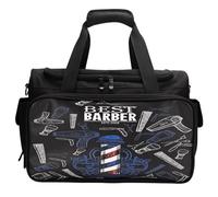 Makeup Tools Bag, Large Capacity Barber Toolkit, Adjustable Shoulder Salon Organizer, Professionals Cosmetic Bag, Ideal for Makeup Artists, Travel, 5.75x9.06x10.63 Inches