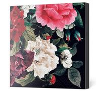 Maki Servilletas de papel de seda de 3 capas para decoupage, 33 x 33 cm, paquete de 20 (ramo barroco pintado en negro)